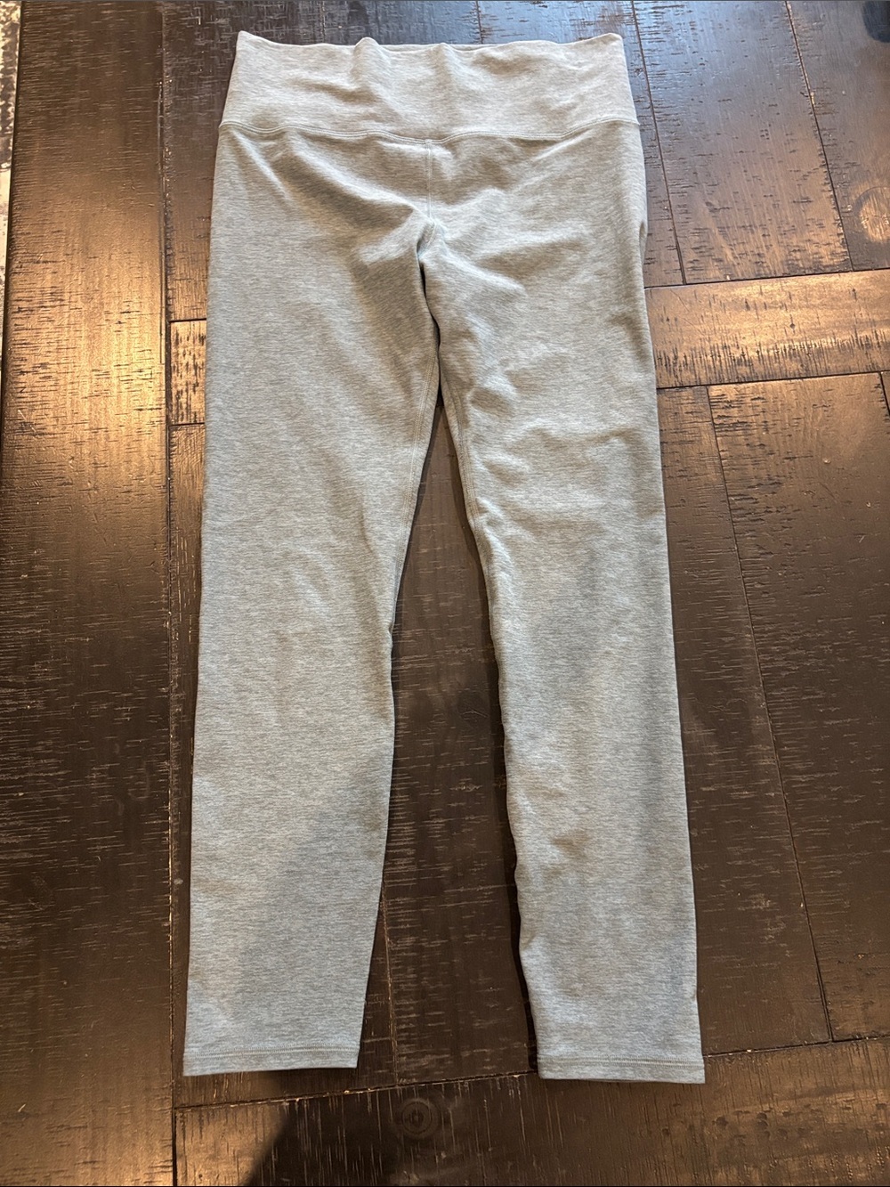 Vuori Blue Heathered Chilled Out Stretch Knit Leggings Size Large Athletic